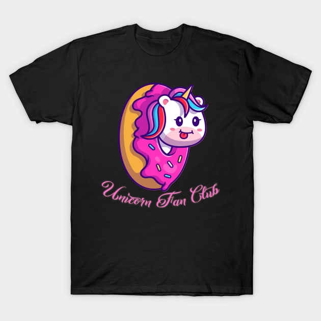 Unicorn Fan Club T-Shirt by capo_tees